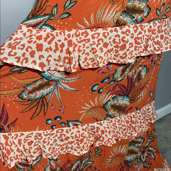 Anthropologie Farm Rio Amabella Tiered Maxi Skirt - Picture 3 of 4